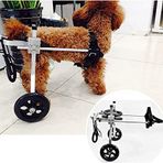 Köpekler İçin Evcil Hayvan Tekerlekli Sandalyesi Fiziksel Engelli Hayvan Arabası Pet Scooter Köpek Tekerlekli Sandalyesi Büyük/Orta/Küçük Engelli Hayvan Ayaklarının Rehabilitasyonu İçin 2 Tekerlekli