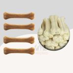 Köpekler Için Naturel ve Beyaz Press Çiğneme Kemiği 7cm 8li Paket