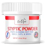 Köpekler, Kediler ve Kuşlar için Styptic Powder (2 oz) Evo Dyne | Evcil Hayvanlar için Hızlı Etkili Kan Durdurma Tozu | Köpek Tırnak Kırpma, Bakım, Kesikler ve Daha Fazlası İçin Hızlı Durdurma Kanama
