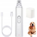 Köpekler ve kediler için elektrikli tırnak törpüsü – 3'ü 1 arada hayvan pençe zımpara makinesi, USB şarjlı, 8000 devir/dakika, sessiz ve güvenli, hassas taşlama, ergonomik, küçük, orta ve büyük