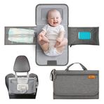 Kopi Baby Taşınabilir Bebek Bezi Değiştirme Pedi - Bebek Değiştirme Pedi ve Bebek Bezi Değiştirici Seyahat Çantası, Akıllı Tasarım Bebek Değiştirme Matı, Bebek için Taşınabilir Değiştirme Pedi - Bebek