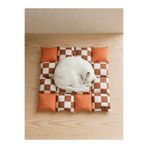KOPLOCK Kedi Minderi– 50x50 cm Yumuşak Dolgulu Tasarım Patchwork Kedi Yatağı
