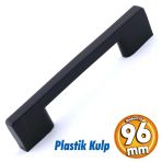 Köprü 96 Mm (Sert Plastik) Siyah Mobilya Mutfak Çekmece Dolabı Dolap Kapak Kulbu Kulpu Kulpları