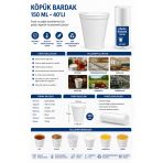 Köpük Bardak 150 Ml 40'Lı