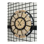 Kopya - Halat Dekoratif Ahşap Mdf Duvar Saati 40 Cm
