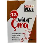 Kor Plus Tablet Çıra 12'li 150 Gr - Beyaz - 1 Adet