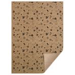 KORALL FIXALL Kraft Hediyelik Ambalaj Kağıdı Kalın 70x100 Cm. 10 Adet Kalp Desenli