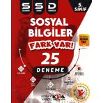 KORAY VAROL YAYINLARI 5.SINIF SOSYAL BİLGİLER FARK VAR 25'Lİ DENEME (MAARİF MODELİNE UYGUN)