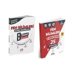 KORAY VAROL YAYINLARI 8. SINIF FEN BİLİMLERİ TEMEL ADIMLAR SORU BANKASI VE 25 SİSTEMATİK SARMAL DENEME (2 KİTAP)