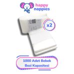 Korbell 15/16 lt. Kova ile Uyumlu Yerli Çöp Poşeti - 2 Yedek