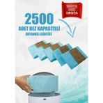 Korbell 16LT Çöp Kutuları ile Uyumlu 2500 Bebek Bezi Kapasiteli Okyanus Kokulu 5 Paket Yerli Çöp Poşeti (Umka)
