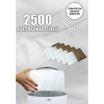 Korbell 16LT Uyumlu Yerli Malı Bebek Bezi Çöp Poşeti 5 Paket 2500 Bez Kapasiteli Beyaz Sabun Kokulu (Umka)