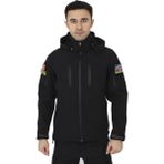 Kordak Asker Kolisi Siyah 5.11 Model Taktical Softshell Mont - Su Geçirmez Mont - 010 - Siyah - 2XL