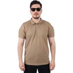 Kordak Bej Lacost Polo Yaka Taktik T-Shirt