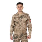 KORDAK Jandarma Uzun Kol Çöl Kamuflaj Gömlek, XL, ASKJNDRMAGMLK, Çöl Kamuflaj, Unisex Yetişkin