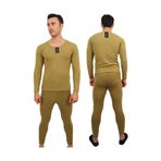 Kordak Nano Yeşil Askeri Termal Içlik Takımı - Alt Üst Içlik Takım 2XL