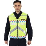 Kordak Orijinal Fosforlu Jandarma Trafik Yeleği - Askeri Malzeme - Standart - Yeşil