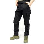 KORDAK Siyah Su ve Rüzgar Geçirmez Softshell Pantolon - Waterproof Windproof Tactical Pantolon