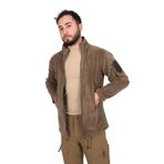 KORDAK Taktik Açık Haki Polar Hırka, M, KRDKPLR, Açık Haki, Erkek