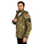 KORDAK Unisex Softshell Tactical Mont, M, ASKMONTSOFT, Tsk Kamuflaj, Erkek