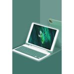Kordify Apple iPad Pro 12.9 (2024) Uyumlu KC01 Smart Klavyeli Tablet Kılıfı – Bluetooth Klavye, Manyetik Ayrılabilir, Standlı Premium Kılıf - Koyu Yeşil
