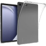 Kordify Samsung Galaxy Tab A11 8.7" Uyumlu Anti Shock Silikon Tablet Kılıfı Şeffaf | Darbe Emici Köşe Korumalı Esnek Arka Kapak