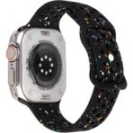 Kordon Watch Uyumlu 38-40-41MM/ Hms 2027 - Siyah - Gökkuşağı
