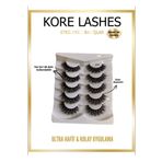 KORE LASHES Vizon Takma Kirpik 5'li Set