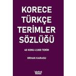 Korece-Türkçe Terimler Sözlüğü