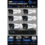 Korel Bilişim 6 Kameralı 5mp Sony Lensli Gece Renkli Güvenlik Kamerası Seti 320 GB HDD