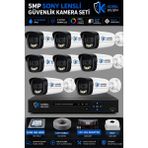 Korel Bilişim 8 Kameralı 5mp Sony Lensli Gece Renkli Güvenlik Kamerası Seti 1000 GB HDD