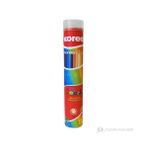 Kores 12'li Kuru Boya Kalemi (Teneke Kutu) / Altıgen Gövde