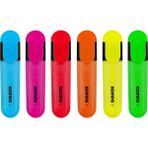 Kores Bright Liner Plus 6'lı Set Fosforlu Kalem (10'lu Ekonomik Paket)