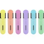 Kores Bright Liner Plus Pastel 6'lı Set Fosforlu Kalem (10'lu Ekonomik Paket)