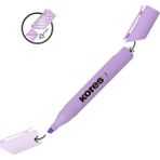Kores Fosforlu Kalem - Pastel Mor