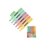 kores High Liner Plus Pastel Fosforlu Kalem 6lı Set