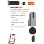 Koresan Akıllı Kilit Tuya FX101 Wifi Akıllı Kapı Kilidi – Parmak Izi, Şifre ve Kumandalı