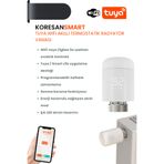 koresan Tuya WiFi Akıllı Termostatik Radyatör Vanası