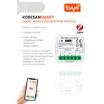 koresan Zigbee Tuya Perde Panjur Kepenk Modülü + RF Alıcılı