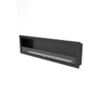 Korflame 200cm Ankastre Bioetanol Şömine Siyah