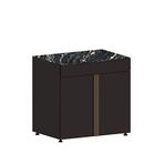Korflame Pure Cabin Bahçe Mutfağı Dolap Modülü - Siyah