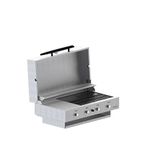 Korflame Pure Cook Module Tezgah Üstü Gazlı Barbekü - Siyah