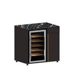 Korflame Pure Wine Şişe Soğutucu Ve Kabin Bahçe Mutfağı - Siyah