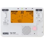 Korg TM70 kombine metronom ve kromatik akort cihazı, beyaz