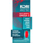 Kori Krill Oil Omega 3 Antarctic Krill Oil With Superior Absorption Vs Fish Oil, Krill Oil 1200 mg Softgels, 30 Softgels, Epa & Dha
