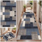 Koridor için Ekstra Uzun Halı, 50 x 220 cm, Koridor için Kaymaz Yıkanabilir Halı Yolluğu, Emici Mutfak Halısı Yolluk, Giriş, Çamaşır Kapı Paspası, Yüksek Trafik Alanları için Koridor Halısı
