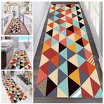 Koridor Uzun Halı Yolluk Kaymaz Kauçuk Tabanlı, Giriş Mutfak Hol Merdiven Alan Halısı Kapı Paspası (100×400cm/3.3ft×13.1ft)