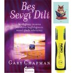 Koridor Yayıncılık Beş Sevgi Dili - Gary Chapman - Sarı Fosforlu Kalem - Not Defterli Seti