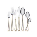 Korkmaz 5000347569 A2517 84 Parça Gold Dilruba Çatal Bıçak Kaşık Seti