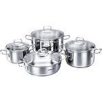 Korkmaz A1606 Perla 8 Parça Inox Tencere Seti